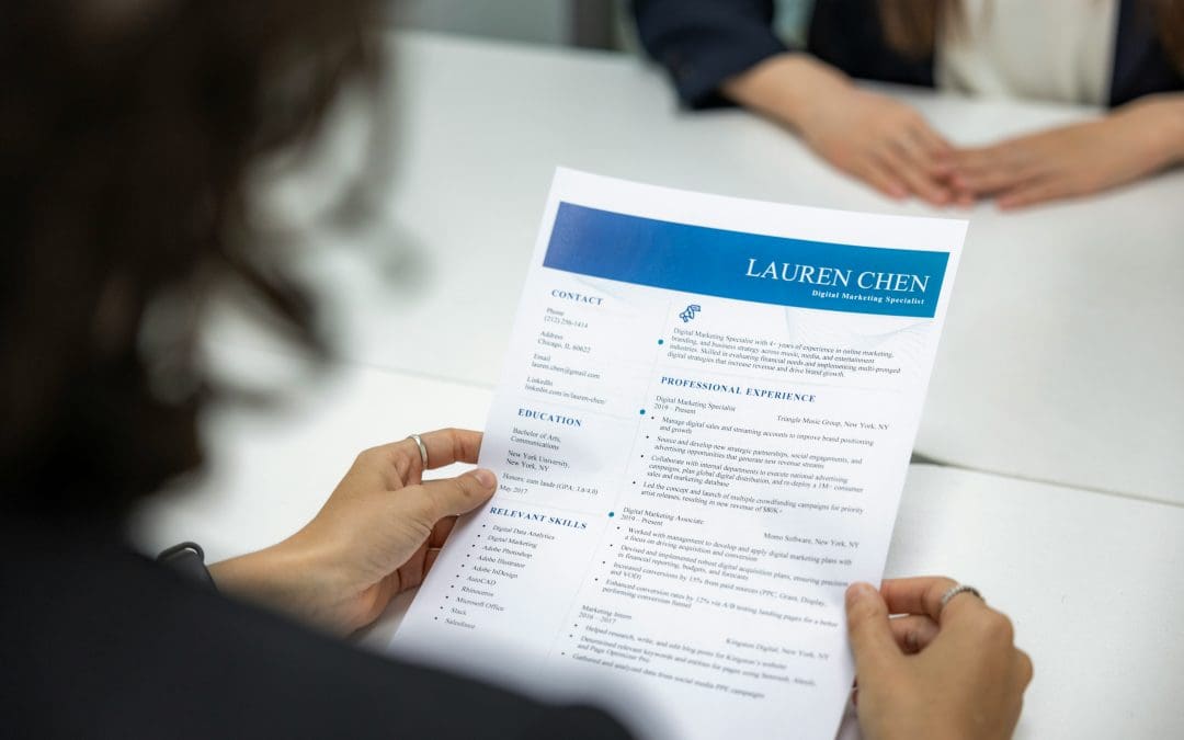 Le CV antéchronologique : mode d’emploi